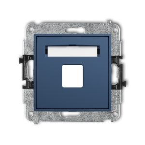 Mechanizm gniazda multimedialnego pojedynczego bez modułu (standard Keystone)