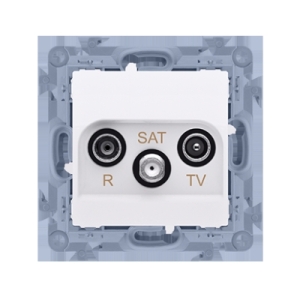 Simon 10 CASP.01/11 Gniazdo antenowe R-TV-SAT prze