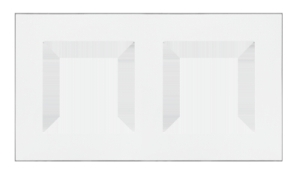 Simon 55 TRD2.163/111 Ramka 2-krotna DUO; Biała, p