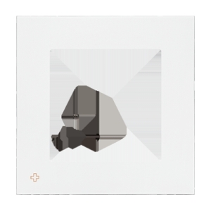 Simon 55 TR1/AB111 Ramka 1-krotna LINE; Antybakter