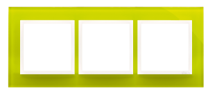 Simon 54 Nature DRN3/90 Ramka 3-krotna Nature-Szkł