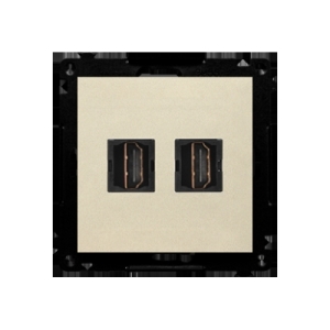 Simon 55 TGHDMI2.01/144 Gniazdo HDMI podwójne (mod