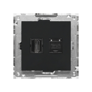 Simon 55 TGHRJ45.01/149 Gniazdo HDMI + RJ45 kat.6.
