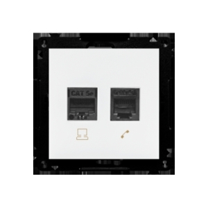 Simon 55 T5F.01/111 Gniazdo komputerowe RJ45 kateg