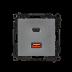 Simon 55 TEC2CAQ.01/116 Ładowarka USB C+A (moduł),