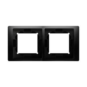 Ramka 2- krotna IP44, czarny mat