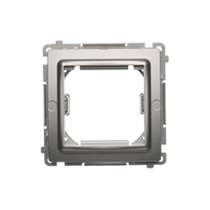 Adapter (przejściówka) na osprzęt standardu 45×45 mm, srebrny mat, metalizowany