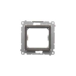Adapter (przejściówka) na osprzęt standardu 45×45 mm, brąz mat, metalizowany