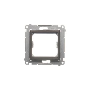 Adapter (przejściówka) na osprzęt standardu 45×45 mm, brąz mat, metalizowany