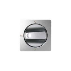 Pokrywa łącznika pokrętnego (4 pozycje), aluminium zimne