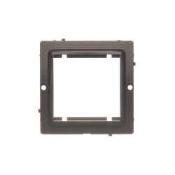WYCOFANY Z OFERTY, adapter (przejściówka) na osprzęt standardu 45×45 mm, (moduł), Simon Basic, IP20, czekoladowy mat, metalizowany