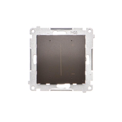 Ściemniacz do żarówek LED-owych 230 V [Wi-Fi], 2-200 W, 230V, (moduł), brąz mat, metalizowany