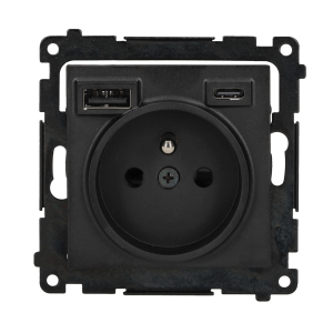Simon 55 TGZ1ZUSB2CA.01/149 Gniazdo wtyczkowe z zi