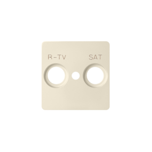 Simon 82 82097-31 Pokrywa do gniazd RTV-SAT; kremo