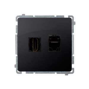 Simon Basic BMGHRJ45.01/28 Gniazdo HDMI + RJ45 kat