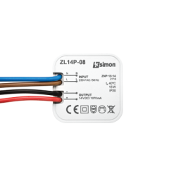 Zasilacz LED dopuszkowy 14V, DC,  8W.