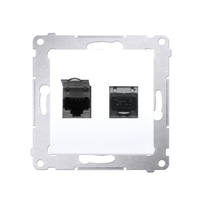 Simon 54 D62E.01/11 Gniazdo komputerowe podwójne R