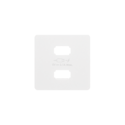 Pokrywa do ładowarki USB biały