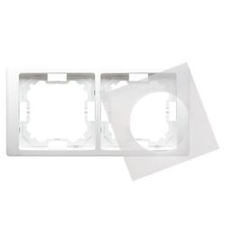 Ramka 2- krotna IP44 biały