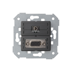 Gniazdo VGA żeńskie + mini jack