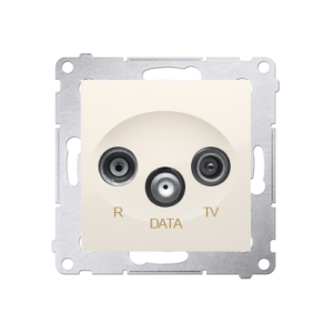 Simon 54 DAD.01/41 Gniazdo R-TV-DATA (moduł); krem