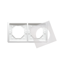 Ramka 2- krotna IP44 biały