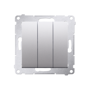 Simon 54 DP31L.01/43 Przycisk  potrójny z podświet