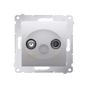 Simon 54 DAD1.01/43 Gniazdo TV-DATA. Dwa porty wyj