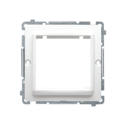 Adapter przejściówka na osprzęt standardu 45×45 mm biały
