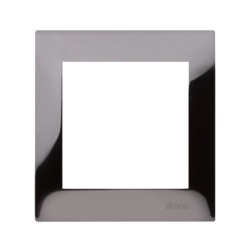 Ramka 1- krotna metalowa ciemna stal, metal