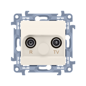 Simon 10 CAK.01/41 Gniazdo antenowe R-TV końcowe s