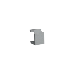 Zaślepka otworu wtyku RJ45/RJ12  pokrywy gniazda teleinformatycznego aluminiowy, metalizowany