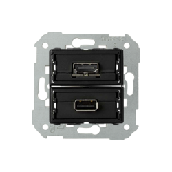Gniazdo USB + HDMI (V1.4), żeńskie