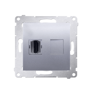 Simon 54 DGHDMI.01/43 Gniazdo HDMI (moduł); srebrn