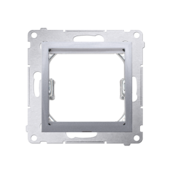 Adapter przejściówka na osprzęt standardu 45×45 mm srebrny mat, metalizowany