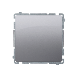 Łącznik jednobiegunowy (moduł) 10AX 250V, szybkozłącza, inox, metalizowany