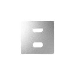 Pokrywa do gniazda USB + HDMI (V1.4), żeńskiego aluminium