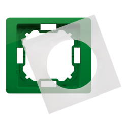 Ramka 1- krotna IP44 miętowy, metalizowany
