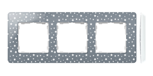 Simon 82 Detail 8200630-223 Ramka 3-krotna, Detail