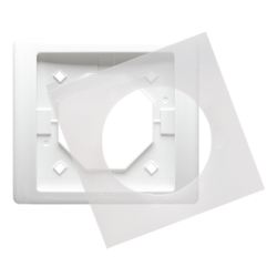 Ramka 1- krotna IP44 biały