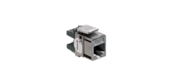 Wkład gniazda komputerowego RJ45 kat.6A, nieekranowany (UTP) Leviton czarny