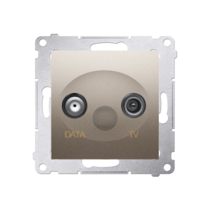 Simon 54 DAD1.01/44 Gniazdo TV-DATA. Dwa porty wyj