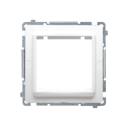 Adapter przejściówka na osprzęt standardu 45×45 mm biały