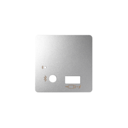 Pokrywa do odbiornika Bluetooth i ładowarki USB aluminium