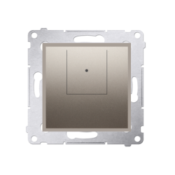 Ściemniacz dwuprzyciskowy złoty mat, metalizowany