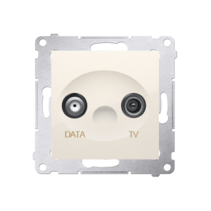 Simon 54 DAD1.01/41 Gniazdo TV-DATA. Dwa porty wyj