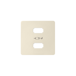 Pokrywa do ładowarki USB kremowy