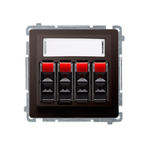 Simon Basic BMGL34.01/47 Gniazdo głośnikowe 4-krot